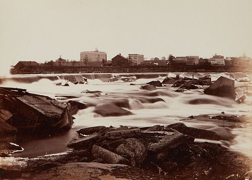 Benjamin Upton St. Anthony Falls 1861 Photograph