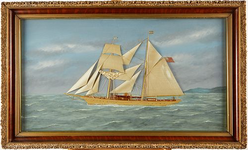 Thomas H. Willis "Carola" Marine Painting