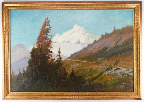 John Fery Oil Painting Mountain Landscape