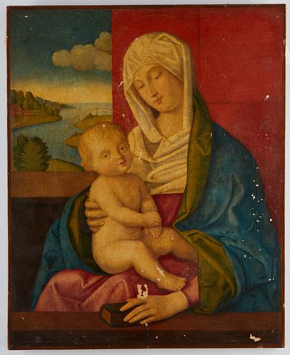 Old Master Painting Madonna & Child 18th c. or Earlier