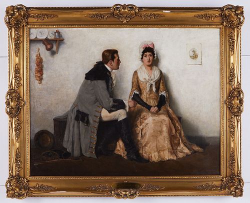 William Powell Frith Painting "Olivia and the Squire"