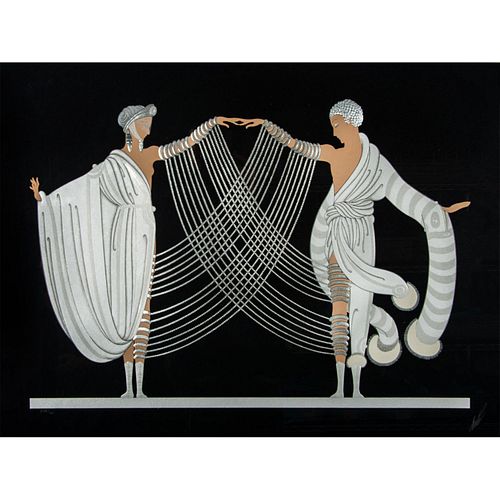 Erte (French, 1892-1990) Signed Serigraph, Marriage Dance