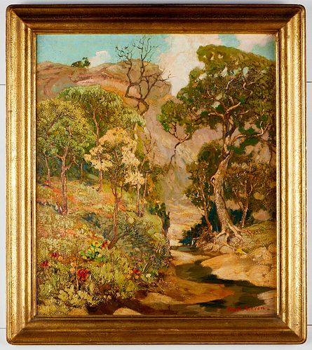 Joseph Birren Palo Duro Canyon Oil Painting