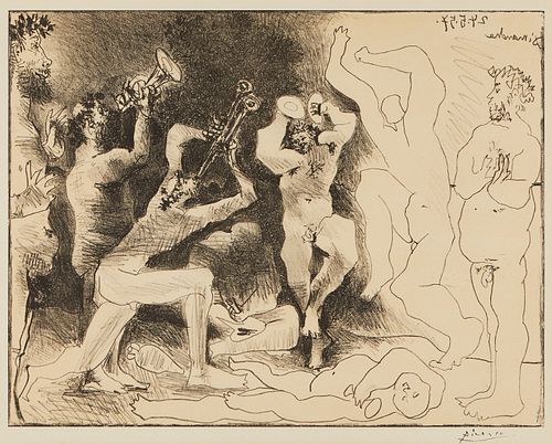 Picasso Etching "La Danse des Faunes" B.830, M.291