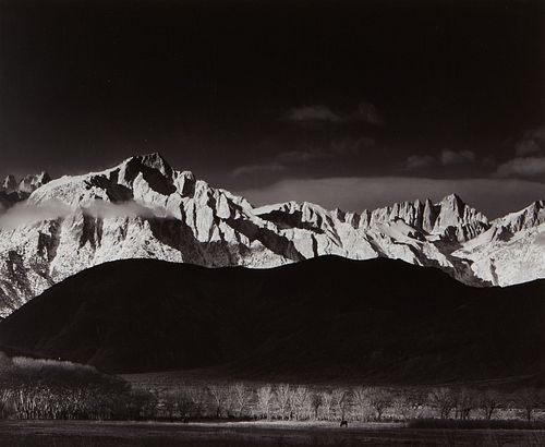 Ansel Adams "Winter Sunrise" Silver Gelatin Print