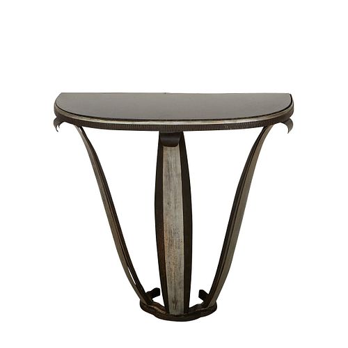 Art Deco Style Iron Console Table