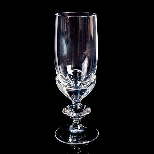 5pc Lalique Blois Fluted Champagne Glasses