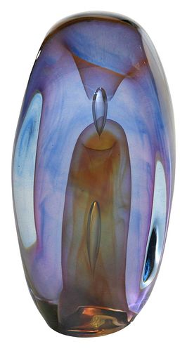 Dominick Labino Glass Sculpture