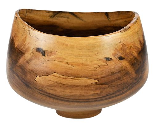 Rude Osolnik Turned Poplar Organic Form Bowl