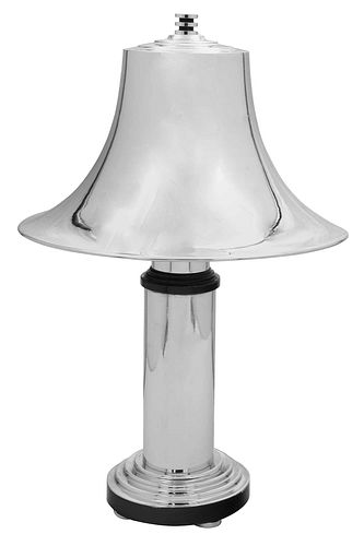 Mid Century Modern Chrome Table Lamp