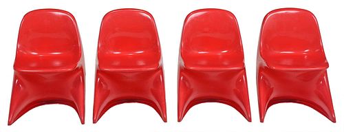1984 Alexander Begge for Casalino Jr. Four Child Chairs