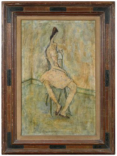 Francis J. Barone Figural Painting of a Dancer