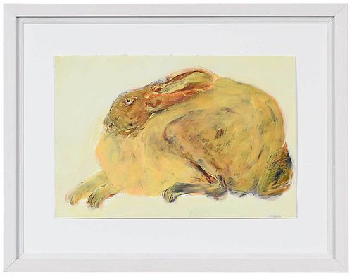 Ian Bowles Rabbit Painting