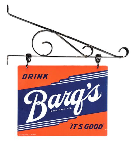  BARQ'S ROOT BEER SIGN.