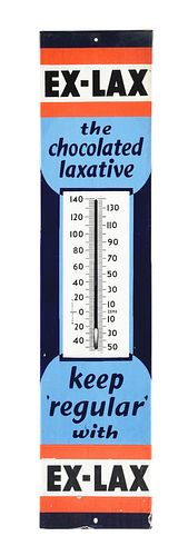 PORCELAIN EX-LAX THERMOMETER.
