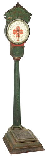 1¢ MILLS NOVELTY CAST IRON PENNY SCALE.