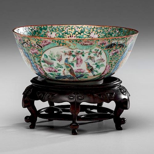 Chinese Export Famille Rose Bowl, For Islamic Market 