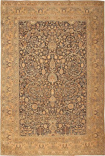 Large Antique Khorassan Persian Carpet 16 ft 9 in x 11 ft (5.11 m x 3.35 m)