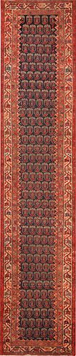 Antique Persian Kurdish Runner Rug - No Reserve 16 ft 3 in x 3 ft 4 in (4.95 m x 1.01 m)