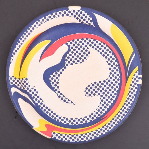 Roy Lichtenstein "Paper Plate" Screenprint