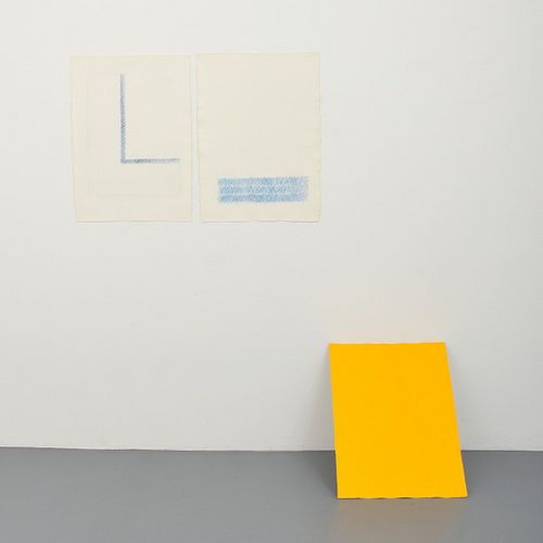 Richard Tuttle Print Installation, 3 Signed Editions