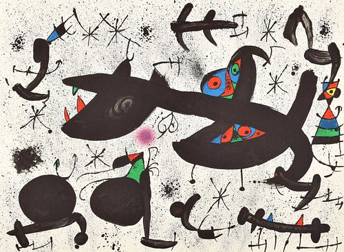 Joan Miro "Joan Prats" Lithograph, Signed Edition