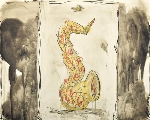 Claes Oldenburg "Soft Saxophone" Lithograph, Signed Edition