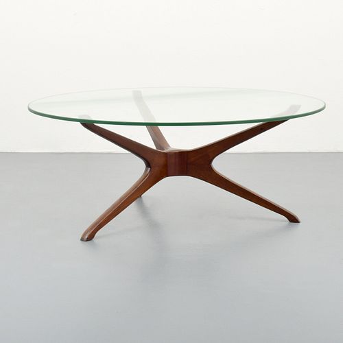 Coffee Table, Manner of Vladimir Kagan "Tri-Symmetric"