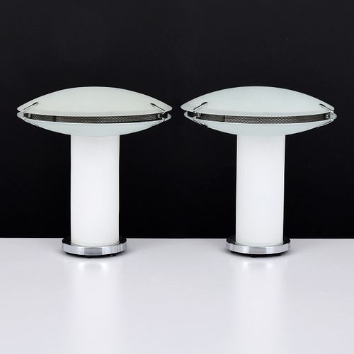 Pair of Post-Modern / Atomic Style Table Lamps