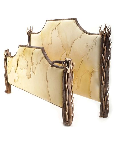 RARE Lord Gore Rustic Antler King Sized Bed Frame