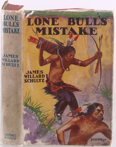 Rare 1918 E. Lone Bull's Mistake By J.W. Schultz