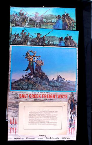 Jack Hines Art Salt Creek Freightways Calendars