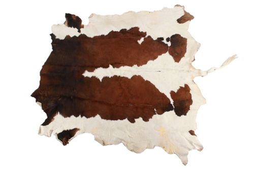 Exotic Tri-Colored Premium Cowhide With Tail
