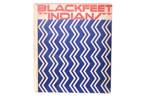1935 Blackfeet Indians Book By Winold Reiss
