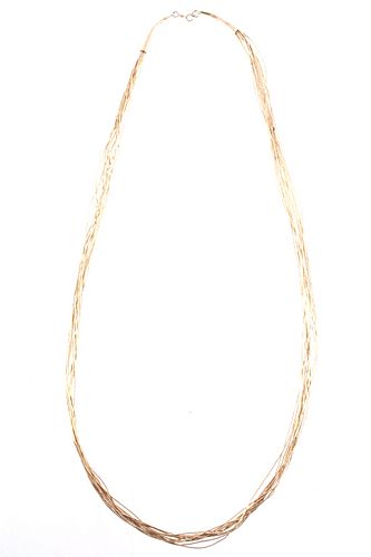 Navajo 12K Gold Filled Liquid Gold Chain Necklace