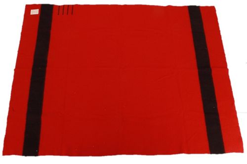 C.1930 Hudson Bay Four Point Red Trade Blanket