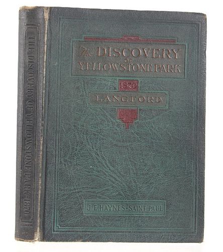 Discovery of Yellowstone Park 1870 By Langford
