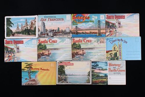 San Francisco & N. California 1940s Postcard Books