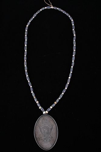 1793 George Washington Indian Peace Medal Necklace