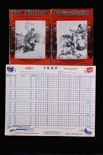1923 Hunter Booklets, Trap Score Sheet Pad