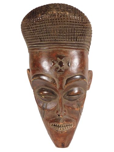 Mwana Pwo Mask, Chokwe People, D.R. Congo/Zaire