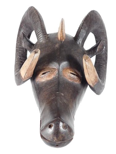 Animal Mask w/Horns, Grunce, Burkina Faso