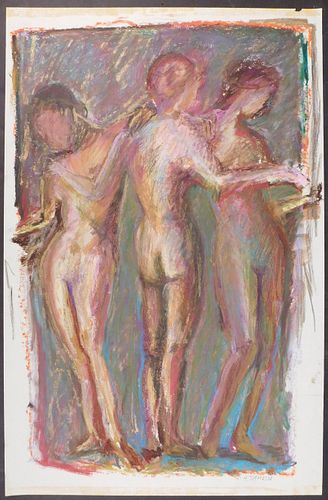 Andrea Tamkin: Three Nude Figures