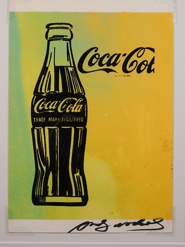 Andy Warhol Attr.: Coca Cola
