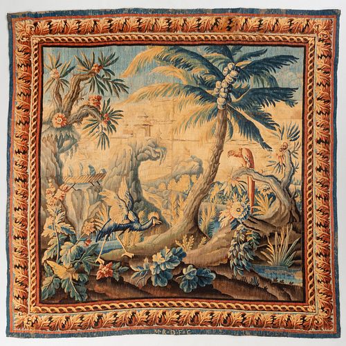 Louis XV Aubusson Chinoiserie Tapestry, from the Ateliers of Francois Grellet 