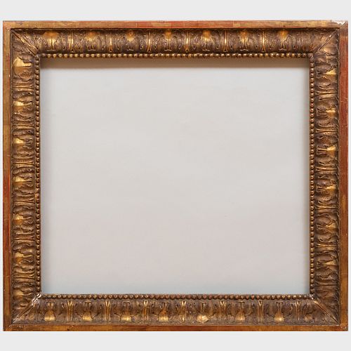 Early Italian Giltwood Picture Frame 