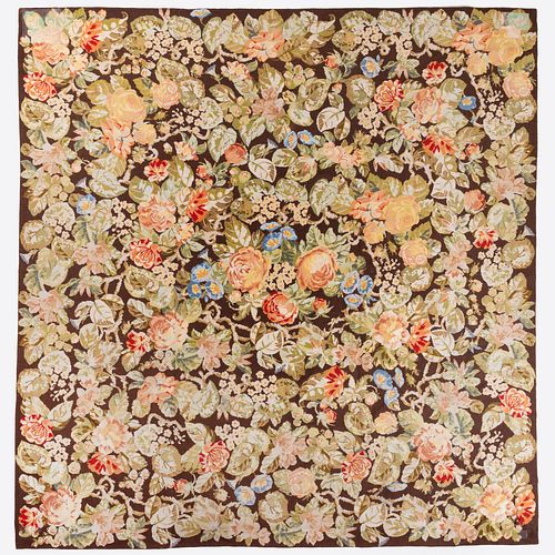 European Floral Needlework Carpet