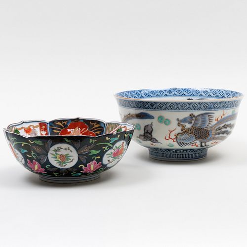 Two Japanese Porcelain Serving Bowls
