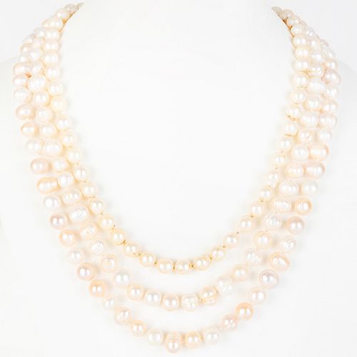Group of Freshwater Pearl Strands