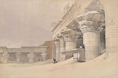 David Roberts, RSE - Temple of Edfou: Ancient Apollinopolis, Upper Egypt
